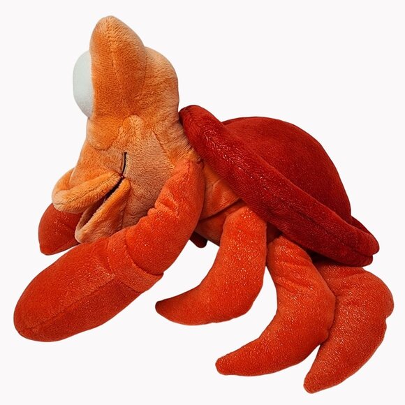 Disney The Little Mermaid Sebastian Plush 10" Red Orange Stuffed Toy Collectible - Picture 2 of 10